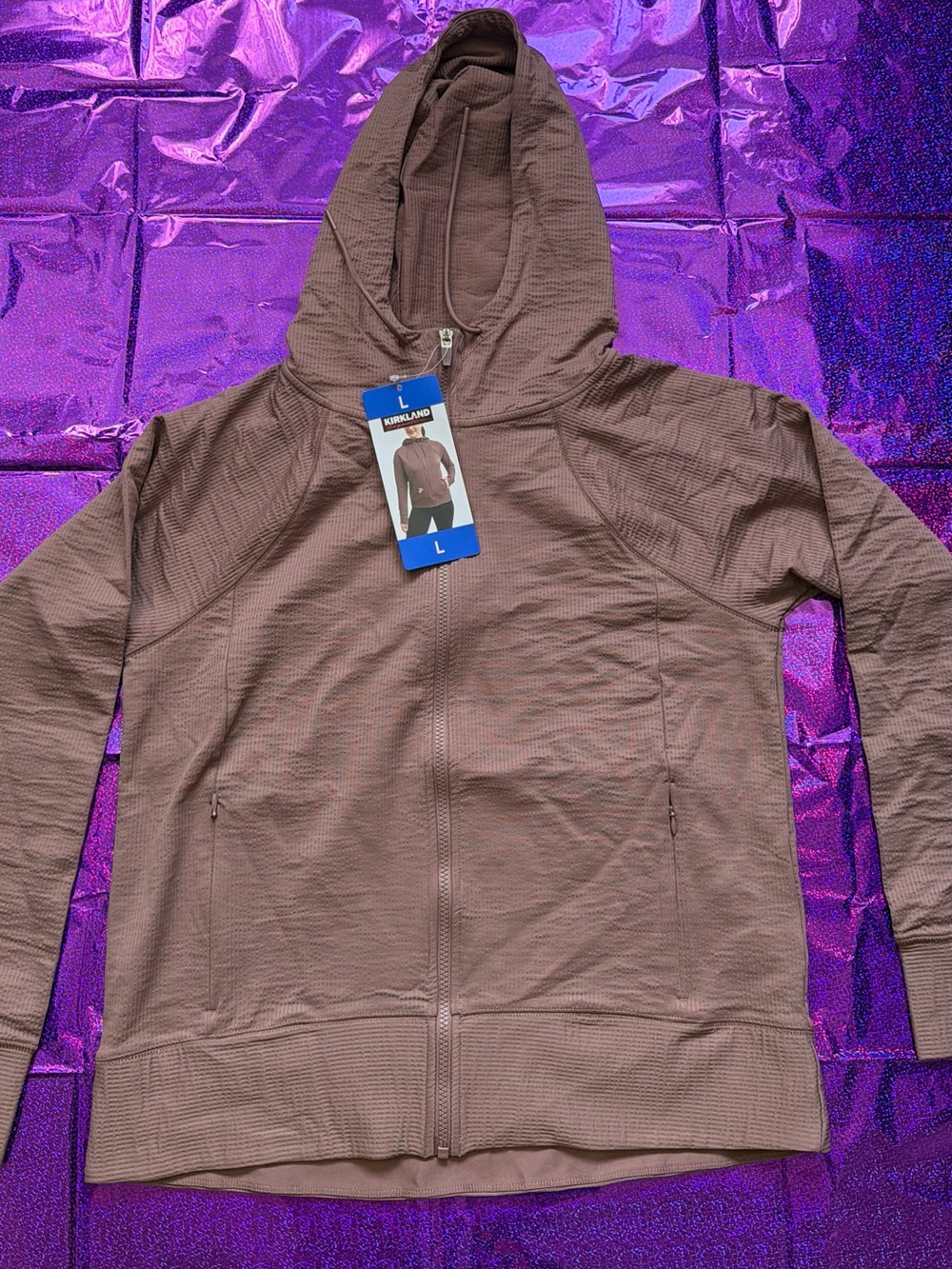 Women Kirkland Signature Hooded Zip Jacket